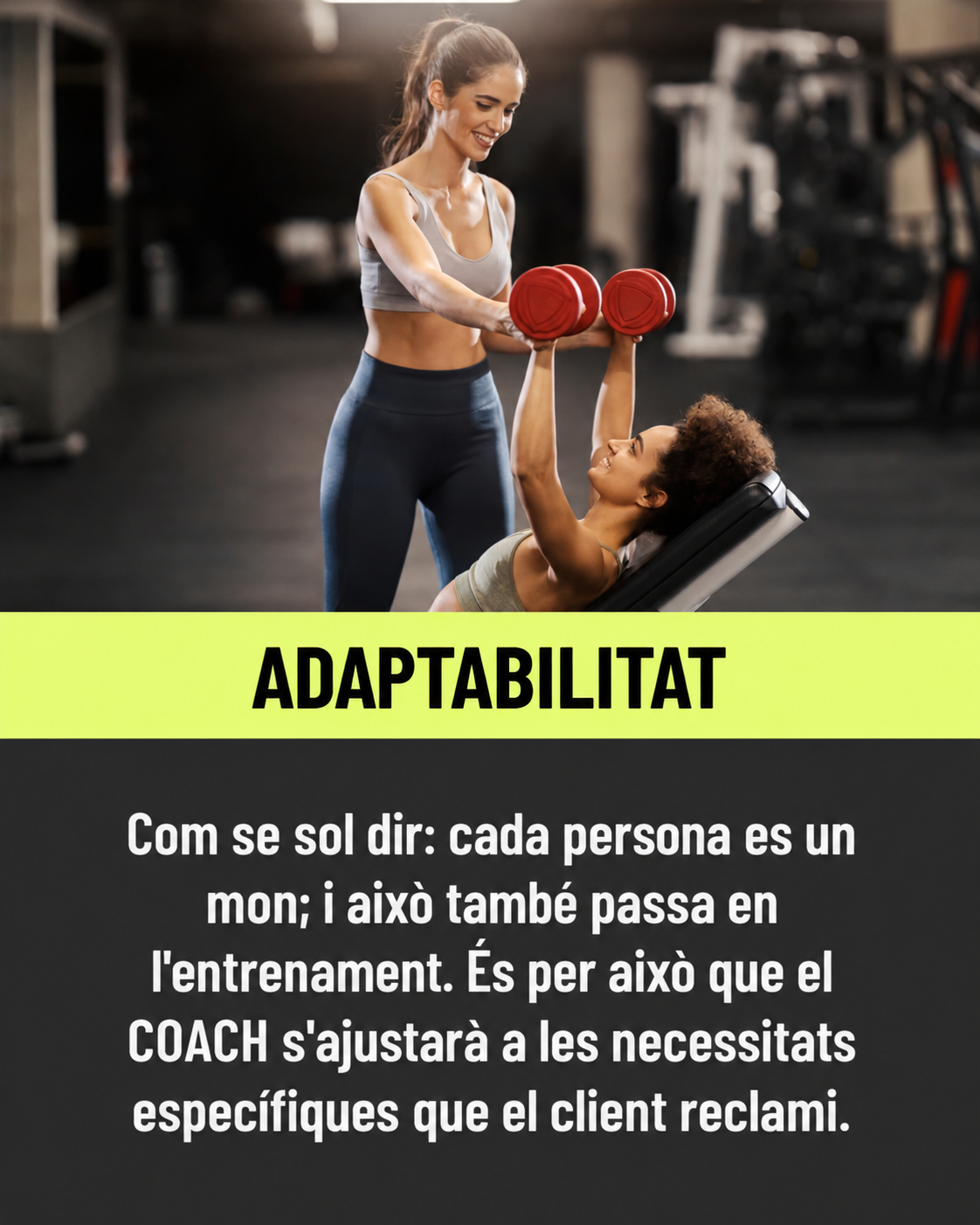 Adaptabilitat_ entrenament personalitzat