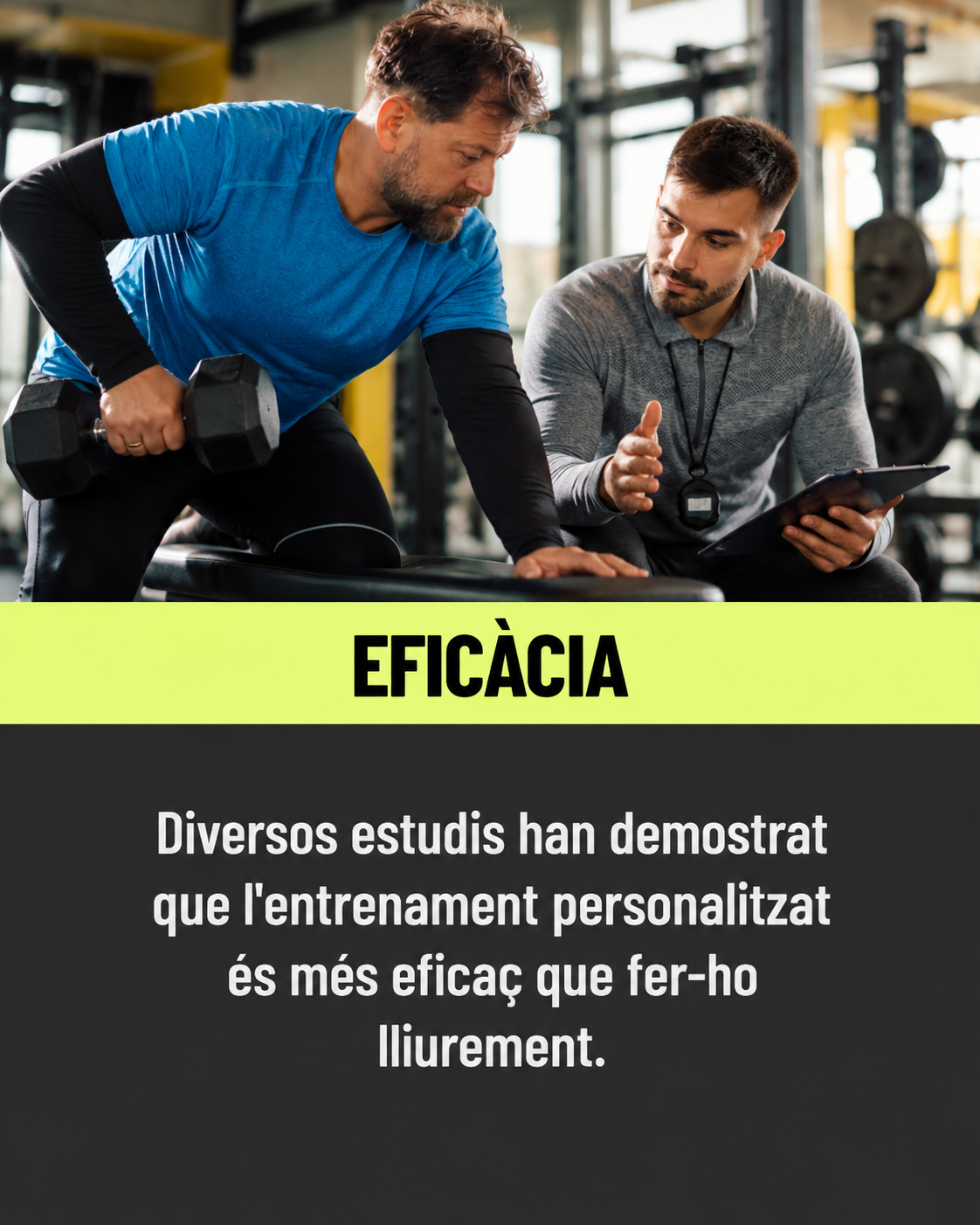 Eficàcia en l’entrenament personalitzat