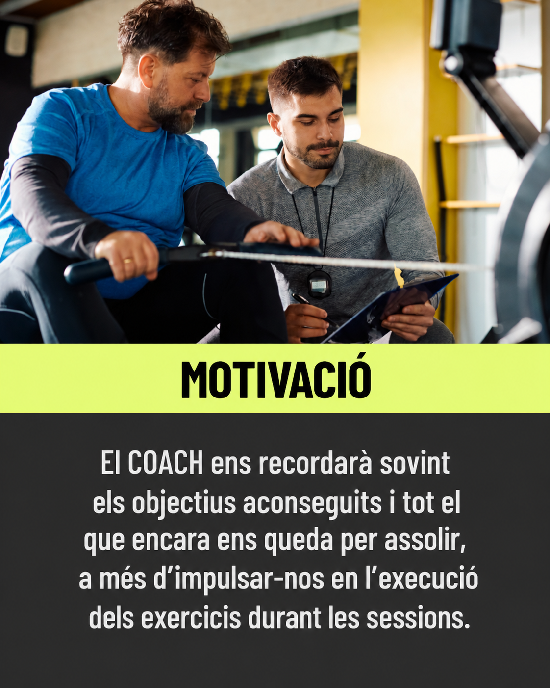 Motivació i coaching al gimnàs